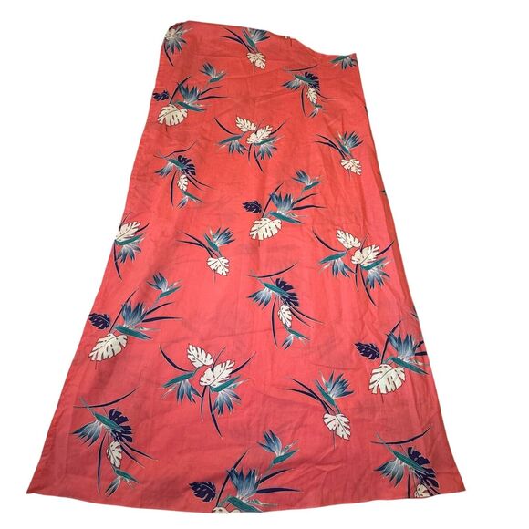 NWT! MALIHINI HAWAII VINTAGE 60s 70s Wrap Sarong Floral Dress 1 Size USA MADE - Picture 1 of 11